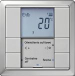 Przycisk wielofunkcyjny Artec z termoregulatorem Merten
